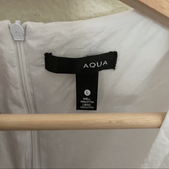 Aqua Ruffled Mini Dress - Picture 13 of 14